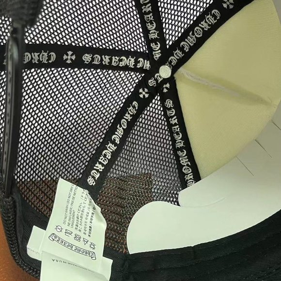 Chrome Hearts Black Embroidered Logo Sun Hat main image 6
